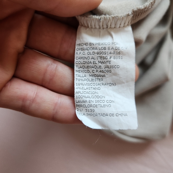 Embroidered Tan dress - Picture 3 of 4